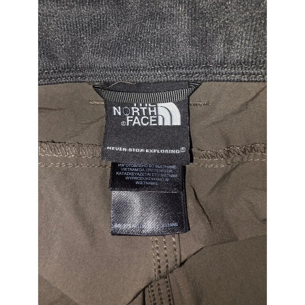 The North Face Mens Paramount Peak II Convertible Hiking Pants Olive Green 34